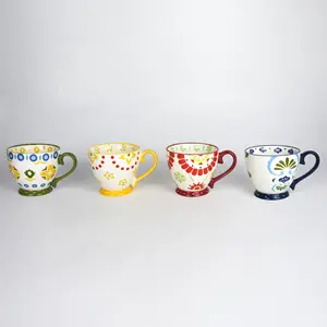 15oz new bone china coffee mug, good quality with beautiful european design