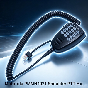 मोटरोला pmmn4021 पोर्टेबल रेडियो स्पीकर माइक के साथ ptt बटन 3.5mm इयरजैक के साथ पोर्टेबल रेडियो स्पीकर माइक - Product Image 1