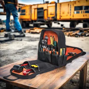 Comfortable Mechanics Electricians Tool Shoulder Bag Tool Kit Carrier Storage Bags Electrician Construction Tool Backpack