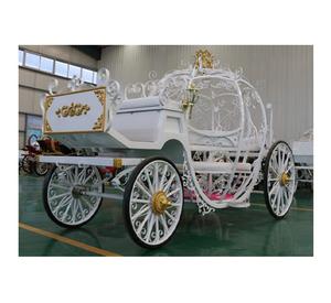 Princesse cheval dessiné cendrillon chariot angleterre mariage blanc cendrillon chariot entrée de mariée mariage cendrillon Buggy - Product Image 1