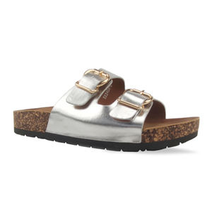 Piattaforma estiva comodi sandali casual da esterno <span class=keywords><strong>con</strong></span> bottone doppio cinturino leggero ampio <span class=keywords><strong>con</strong></span> <span class=keywords><strong>suola</strong></span> <span class=keywords><strong>in</strong></span> <span class=keywords><strong>sughero</strong></span> Slide donna pantofola - Product Image 4