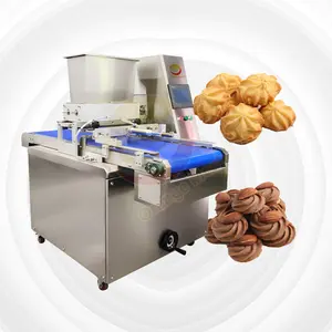 Industrial Rotary Biscuit Dough Press Extruder Machine Biscuit Fortune Cookie Make Machine Price
