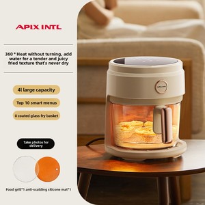 หม้อทอดไร้<span class=keywords><strong>น</strong></span>้ำมั<span class=keywords><strong>น</strong></span> Apixintl 4 ลิตร รุ่นใหม่ ปี 2024 แบบแก้ว มองเห็<span class=keywords><strong>น</strong></span>อาหารได้ ใช้งานได้หลากหลาย  ระบบไฟฟ้าอัจฉริยะ - Product Image 6