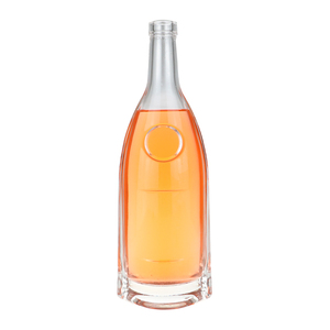 Vente en gros 100ml 200ml 375ml 500ml 750ml 1 litre Spiritueux Vodka Gin Liqueur Bouteille en verre avec bouchon en liège ou à vis - Product Image 6