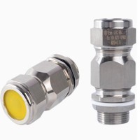 Passe-câbles blindés en spirale en laiton nickelé, étanches IP68, basse tension, pour usage industriel, certifiés CE RoHS