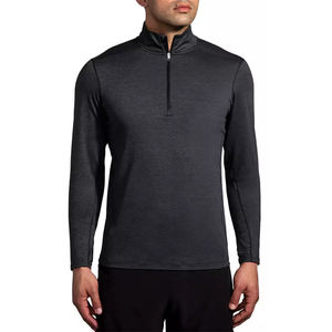 Personnalisé Léger Doux 90% Polyester 10% Spandex Séchage Rapide Respirant Quart Zip Pull Active Wear Sport Sweatshirt - Product Image 4