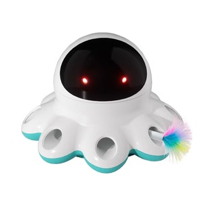 Interactive Ghost <strong>Cat</strong> <strong>Toy</strong> With Feather Attachment Automatic Rotating <strong>Laser</strong> Projection Smart Low Noise USB for Indoor <strong>Cats</strong> - Product Image 6