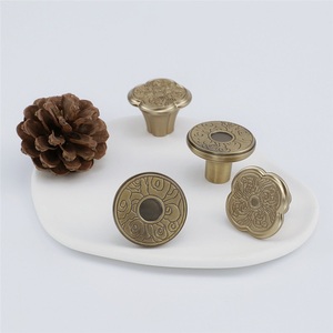 Modern Zinc Alloy Furniture Handle for Dresser Cabinet Drawer-Durable Round Shape - Product Image 2