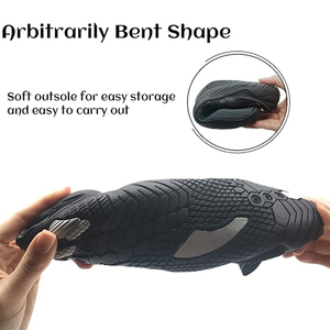 <span class=keywords><strong>Chaussures</strong></span> d'eau minimalistes pour hommes, à bout large, respirantes, pour la marche sur sentier, en caoutchouc et maille, confortables pour la plage - Product Image 5