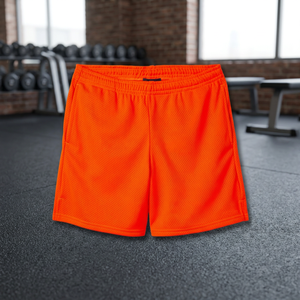 Custom Logo Men Solid Casual Waterproof Anti-Wrinkle Quick Dry Running Short Breathable Pocket 100% Polyester Mesh Shorts - Product Image 2