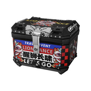 Boîte de rangement arrière pour moto, grande capacité, non en alliage d'aluminium, boîte de livraison pour moto - Product Image 6