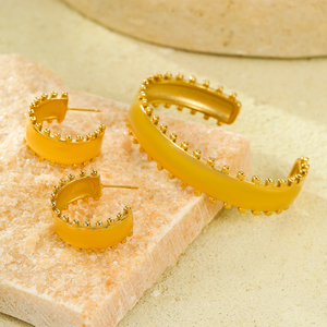 Thời Trang 18K Vàng Mạ Thép Không Gỉ Cuff Vòng Đeo Tay Bangles Cá Tính Có Thể Điều Chỉnh <span class=keywords><strong>Bangle</strong></span> Stud Bông Tai Nhẫn Trang Sức <span class=keywords><strong>Set</strong></span> Phụ Nữ - Product Image 1