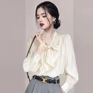 2023 Spring New French High-Grade Chic Shirt Women's Western Style Fashion Small Clothing Top