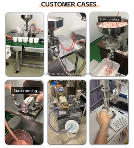 Máquina Llenadora de Pasta Semiautomática 3RP Directo de Fábrica, Bomba de Lóbulos Rotatorios con Camisa de Calentamiento de Acero Inoxidable de Grado Alimenticio, OEM/ODM - Product Image 5