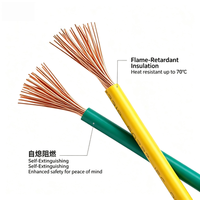 Câble d'alimentation flexible en cuivre pur toronné PVC ignifuge BVR 1,5 2,5 4 6 mm² pour câblage industriel et résidentiel 450 750 V