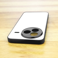 Novelcases Coques de téléphone portable personnalisables DIY 2D en TPU+PC, antichoc, anti-chute, compatibles avec l'impression par sublimation, coques vierges pour impression par transfert thermique