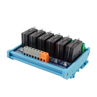 Oshangming 6 canaux d'entrée sortie relais 24V Module relais 6 carte IO 16A PNP/NPN simple ouvert pour PLC