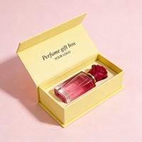 Boîte cadeau de luxe recyclable pour parfum avec insert en mousse, forme de livre, boîtes rigides pliables pour cosmétiques, soins de la peau, emballage magnétique