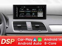 Système Android 8 cœurs Carplay pour AUDI Q3 de 2013 à 2019, lecteurs vidéo de voiture, multimédia, GPS, écran de navigation