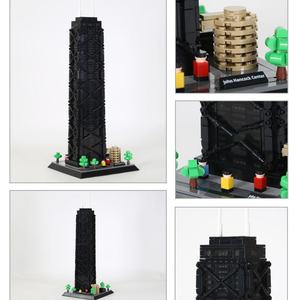 OEM Wholesale <b>Plastic</b> John Hancock Center Chicago America Building <b>Blocks</b> Set Famous Architecture Model Bricks Toy 1:1 Scale for - Product Image 4