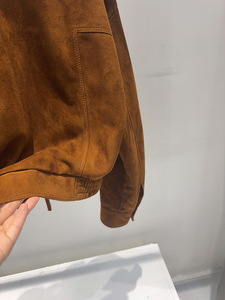 Veste en daim tricotée pour femme, fermeture éclair, personnalisable, texture douce, respirante, écologique, pour un style urbain tendance - Product Image 5