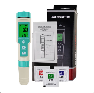 Pengukur kualitas air industri 7-in-1, pengukur PH/TEMP/garam/TDS/EC/ORP/S.G OEM plastik dapat disesuaikan untuk Kolam renang - Product Image 1