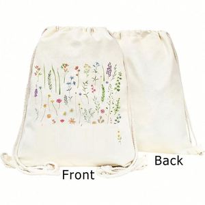 กระเป๋าผ้าแคนวาสแบบสั่งทำพิเศษสำหรับใส่ของไปชายหาด กระเป๋าเดินทาง กระเป๋าเป้สะพายหลังสำหรับผู้หญิง ของขวัญสำหรับเล่นกีฬาและออกกำลังกาย - Product Image 4