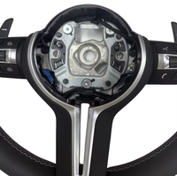 Volant sport en cuir pleine fleur pour BMW F10 Série 5, amélioration des performances, volant avec palettes de changement de vitesse, légère imperfection esthétique
