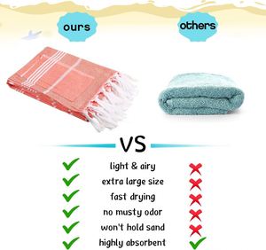 Latest Design High Quality Warm Style 100% Cotton Soft Touch Long Lasting <b>Turkish</b> Stripe Zipper Pocket Beach <b>Towel</b> - Product Image 3