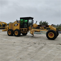 Alat Berat Bekas CAT 120K Grader Rem Cakram Oli Kabin Panoramic Mesin Perawatan Kota