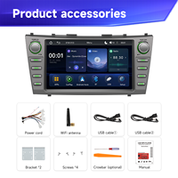 Radio para Auto BQCC de 9 Pulgadas con Pantalla Táctil IPS Android, Reproductor Multimedia MP5 con Carplay, FM, AM, RDS, Bluetooth, Estéreo para Toyota Camry (2006-2011)