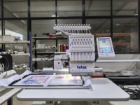 BR-1501C Machine à broder informatisée monotête pour casquettes, modèle très demandé, de qualité supérieure, fabriquée en Chine