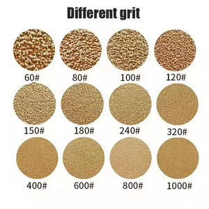 5 inch 125mm P80 ô tô Putty giấy nhám đĩa 8 lỗ móc vòng 115mm Đường kính tùy chỉnh OEM ô tô Đĩa mài mòn - Product Image 2