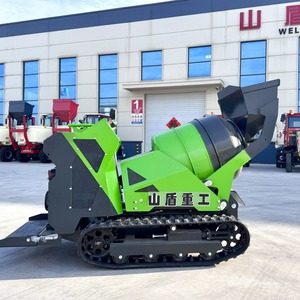 <span class=keywords><strong>Betoniera</strong></span> Cingolata Compatta da 300L con Caricamento Automatico e <span class=keywords><strong>Motore</strong></span> Diesel per Piccoli Progetti - Product Image 1