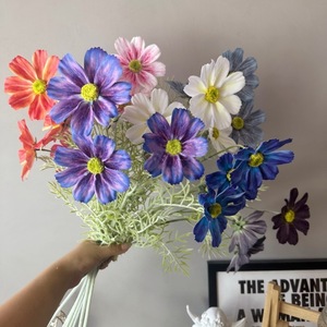 Flores Artificiales de Cosmos y Girasol, Realistas, para Decoración de Bodas, Hogar y Fotografía - Product Image 2