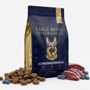 Aliments pour chiens lyophilisés personnalisables OEM, biologiques, riches en protéines, probiotiques, sans céréales, poulet, poisson, saumon, faibles en glucides, marque privée - Product Image 1