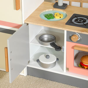 Servizio professionale Modulare per <span class=keywords><strong>bambini</strong></span> Grill frigorifero <span class=keywords><strong>cucina</strong></span> Juguetes <span class=keywords><strong>Montessori</strong></span> in <span class=keywords><strong>legno</strong></span> giocattoli finti per <span class=keywords><strong>bambini</strong></span> ragazzi ragazze CE - Product Image 3