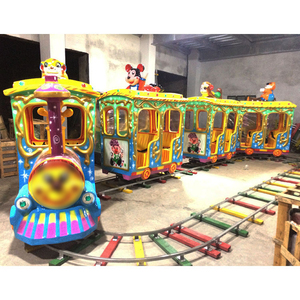 ขายร้อนรถไฟหัวกระสุนกับแทร็คสวนสนุกเด็กใช้รถไฟฟ้า - Product Image 6