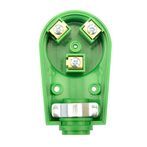 Prise de remplacement mâle 30 ampères pour RV NEMA TT-30P 125 volts poignée de déconnexion 30a RV extrémité de cordon ETL listé vert - Product Image 2