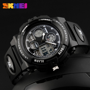 <span class=keywords><strong>SKMEI</strong></span> <span class=keywords><strong>1163</strong></span> Sports enfants montres à Quartz enfants étanche double affichage montres LED montre numérique - Product Image 4