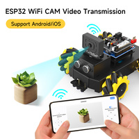 Yahboom Roboduino V2 STEM inteligente evitación de obstáculos Robot coche con cámara WiFi para programación DIY educación