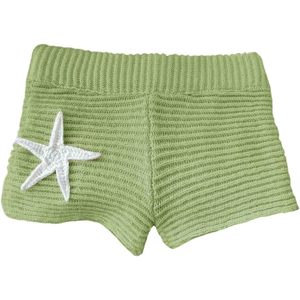 Shorts Micro Transpirables con Apliques de Estrella de Mar para Mujer, Estilo Y2K, Cintura Baja, Tejido de Ganchillo, Mini Shorts para Playa y Vacaciones de Verano - Product Image 1