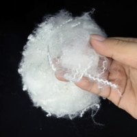 Fibre de polyester recyclée 2D/4D 51mm Bico Low Melt Fiber Lmf colorée