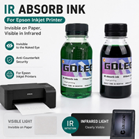 Encre à jet d'encre infrarouge de haute qualité GDLEGEND, absorbant l'infrarouge, IR 880 nm, 810 nm, 775 nm, 650 nm, 100 ml/bouteille pour encre infrarouge invisible