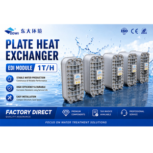 Module EDI industriel DDWI séries <span class=keywords><strong>LX</strong></span> & HP pour système d'eau ultrapure 8000L/H, électrodéionisation continue pour RO et applications électroniques - Product Image 5