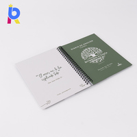 Agenda/Diario Profesional con Tapa Dura Impresa en Fábrica, Puntos, Encuadernación en Espiral, Banda Elástica, Personalizable, 100 Hojas