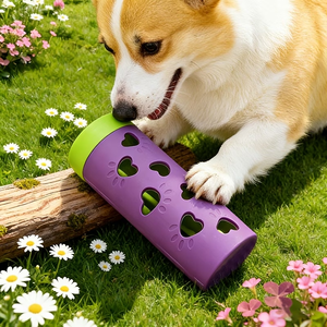 2026 Hot Wholesale New Style Pet Products Snack Roll for Dog Treat-Dispensing Roller Durable Bite Chew Toy and Slow Feeder - Product Image 4