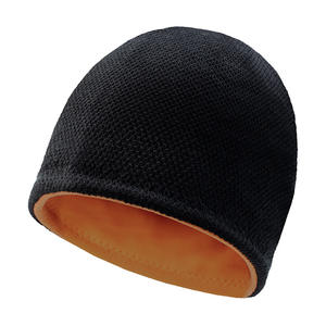 Gorro de Invierno Reversible Personalizado para Hombre, Cálido, Forrado de Felpa, Gorro de Punto, Gorra de Calavera Estilo Hip Hop para Mujer, Unisex, Cortavientos, sin Puños - Product Image 1