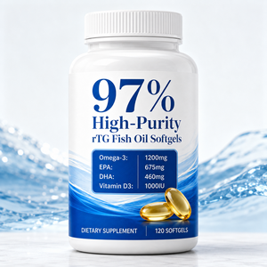 Stock disponible <span class=keywords><strong>en</strong></span> la UE y EE. UU., calificado para ventas |   Cápsulas de Gel Suave de <span class=keywords><strong>Aceite</strong></span> de Pescado 54/36 RTG 97% de Alta Calidad para Adultos, Mejora la Inmunidad (Dropshipping) - Product Image 1