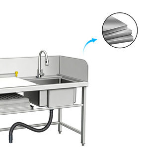 שולחן הרג דגים מפלדת אל-חלד 201, בעל אורך חיים ארוך, מספק שנדונג - Product Image 2